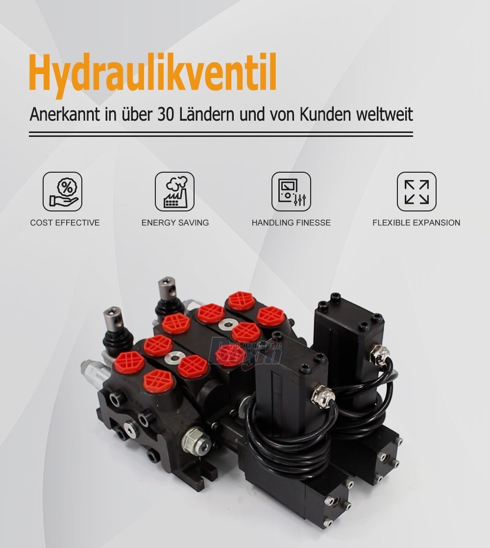 Sectional Directional Valve DCV60 2 Spool Electric Actuated Model